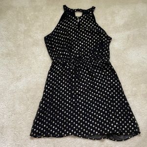 Brixon Ivy Black polka dot dress
